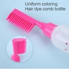 MEELYHOME Professional Hair Dye Comb Empty Bottle with Applicator Comb