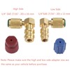 R12 to R134 A High/Low AC Fitting Port Retrofit Conversion