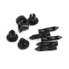 Door Trim Clip, 100pcs 6mm Rivet Motorcycle Fairing Bumper Fastener