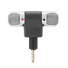 Mini Microphone, 3.5mm Mini Microphone Digital Stereo Microphone Professional External Handheld Wireless Microphone