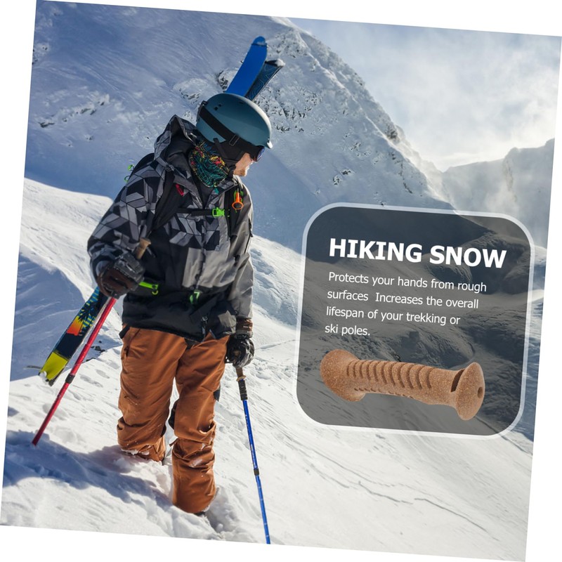 CORHAD Cork Trekking Pole Handle Replacement for Hiking Skiing Anti-Sweat