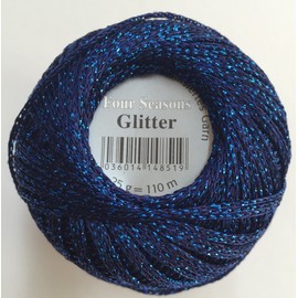 Grundl 8205 Glitter Plain 25 g Blue