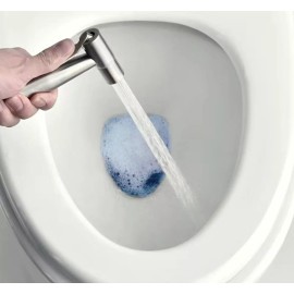 Unbranded stainless steel toilet seat