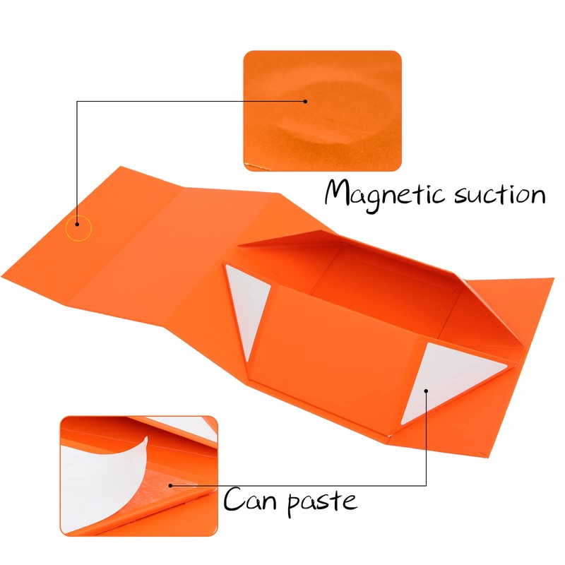 Rsgift Rsgift Orange Graduation Gift Boxes,7.8x7x3.1Inches Gift Box with Lid,Packaging