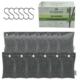 Charcoal odor absorber, Charcoal Air Purifying Bags, Odor Absorber, Air Purifying Bags for Home, Closet Air Freshener, Odor Eliminator for Car, Shoes & Gym bags. Premium Qulity and a Large Quantity.
