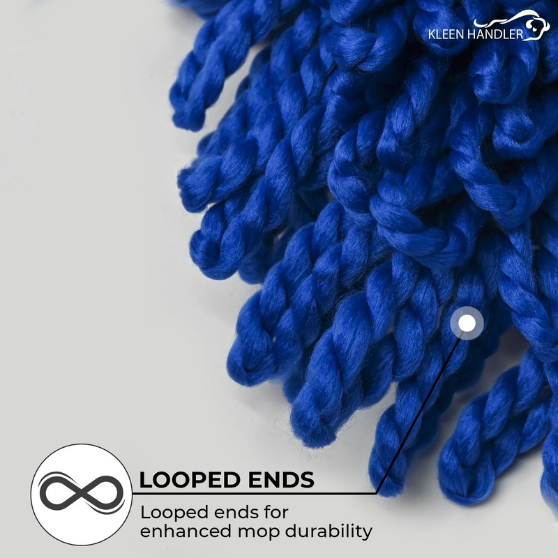 Kleen Handler Mopa de microfibra para polvo de 48 pulgadas