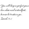 Tapestry Of Truth - Isaiah 26:3 - TOT418 - Wall