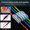 GKEEMARS 20 Pcs Wire Connector, 1 Conductor Compact Wire Splicing