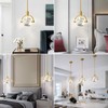 LIANGMH Pendant Ceiling Light Fixture for Kitchen Island, Modern Integrated