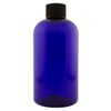 GreenHealth 8 fl oz Cobalt Blue Plastic Bottle with Black