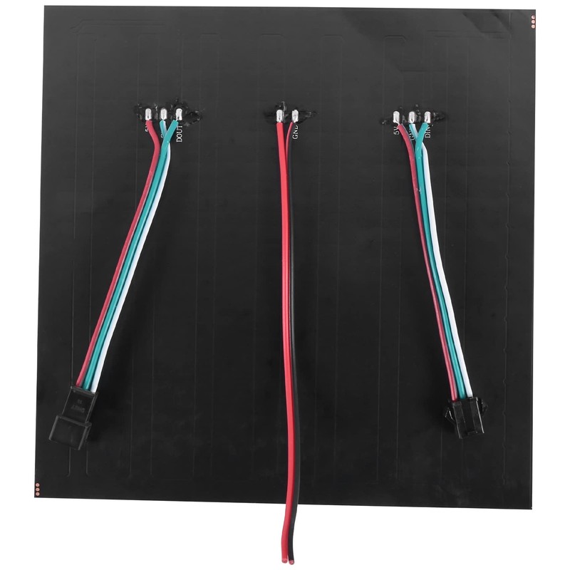 Ahvqevn WS2812B LED RGB Flexible Pixel Panel 16X16 Individually Addressable