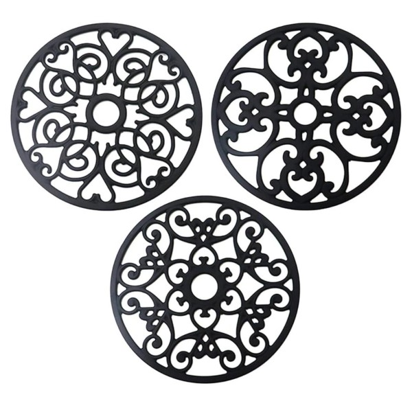 Unbranded mat set Non Slip Silicone Placemat Multipurpose Pot Holders