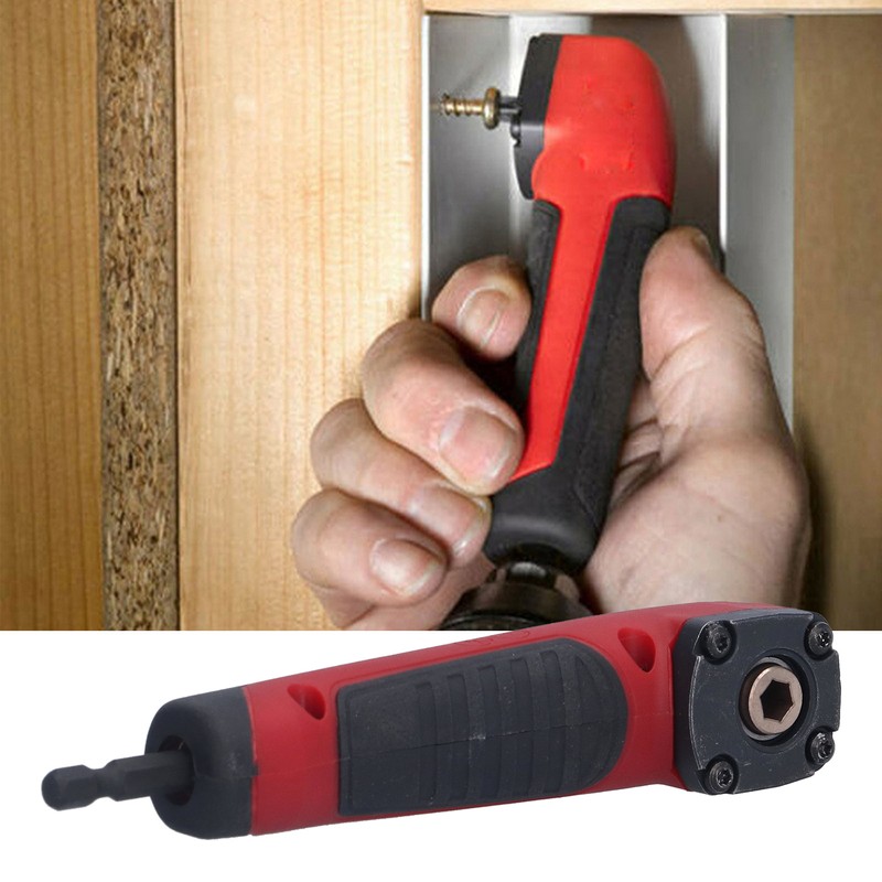 Angle Drill Adapter Stainless Steel Electric Screwdriver Turning Tool Right