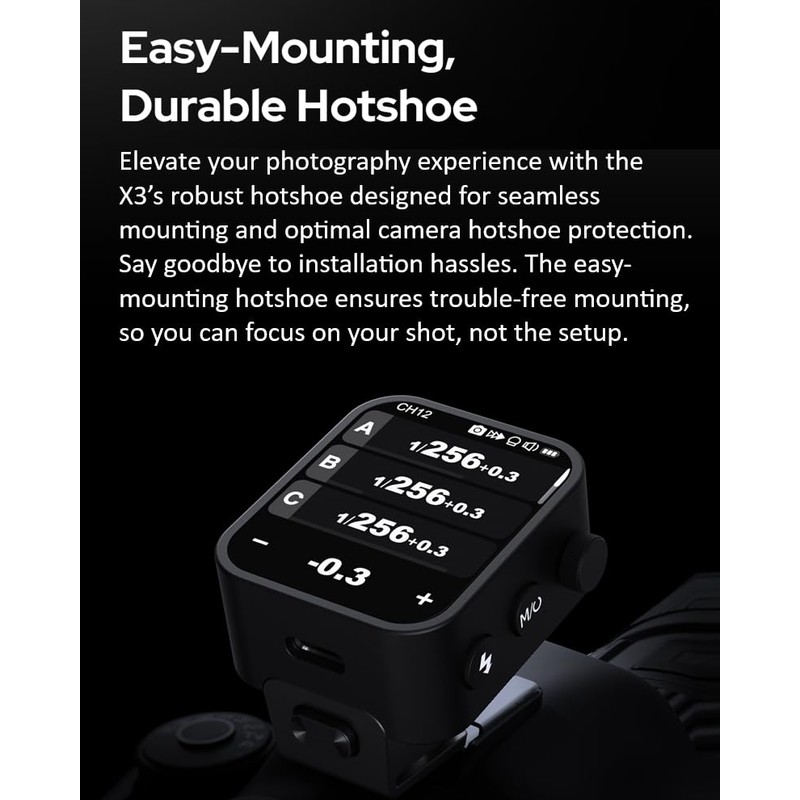 Godox X3-C Wireless Flash Trigger 2.4G TTL HSS for Canon