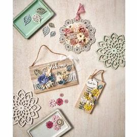 Tokyodo ZE009008-001 Bloomwood Plate, White, Φ7.7 inches (19.6 cm)