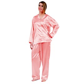 Up2date Fashion Classic PJ Set, Five Colors, Sizes (S, M, L, XL), Style#PJ08ND (X-Large, Pink)