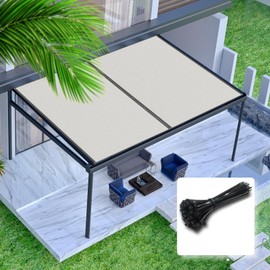 Shade SPEARE Square Shade Cloth 20' x 25' Gray 90% UV Protective Shade Cloth, Patio Pergola Cover Outdoor Awning Shade Cover with Grommet, Water Permeable and Breathable, We Can Customize Sizes