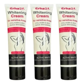 Kit 3 Cremas Aclarantes Axilas Codos Y Zonas Íntimas Erha21                                                                                           