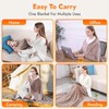 Jebbet USB Heated Blanket Portable Electric Blanket Warm Heated Shawl