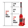 Torin T90413 Big Red Hydraulic Bottle Jack with Carrying Case,