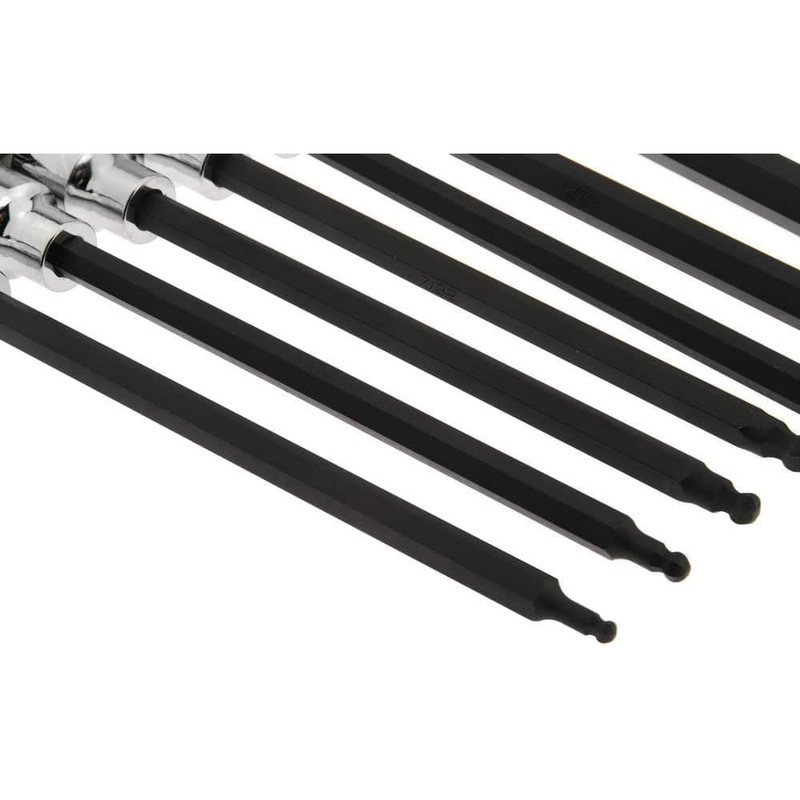 Paramount 7 Piece 3/8" Drive Inch Ball Hex Bit Socket