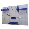 Wall Control Slotted Tool Board Workstation Accessory Kit Pegboard and