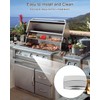 Range Valve Knob for Kitchen Gas Stove Compatible with D-Shaped