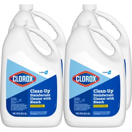 CloroxPro Clean-Up Disinfectant Cleaner Refill, 128 Ounces, Pack of 4 (Package May Vary)