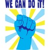 CafePress WE CAN DO IT Sticker Rectangle Bumper Sticker Car