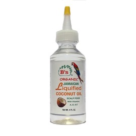 Jamaican Liquified Coconut Oil Bottle, 4 oz.
