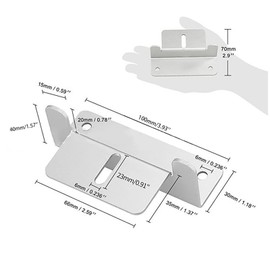 4 Juegos De Soportes Z Para Montaje En Panel Solar, Montaje Solar De Aleación De Aluminio, Panel Fotovoltaico Impermeable A Prueba De Viento, Soporte Z Para RV, Techo, Remolque, Barco, Yate, Techo Fu