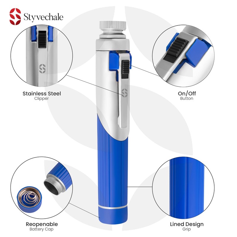 Mini Portable ENT Diagnostic Fiber Optic Otoscope Pocket Kit with