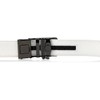 Glamexx24 Men's Automatic Buckle Leather Belt: Wide 35 mm, Length