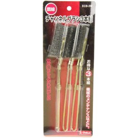 E-Value ECB-3W Channel Brushes 3 Pack Steel Wire