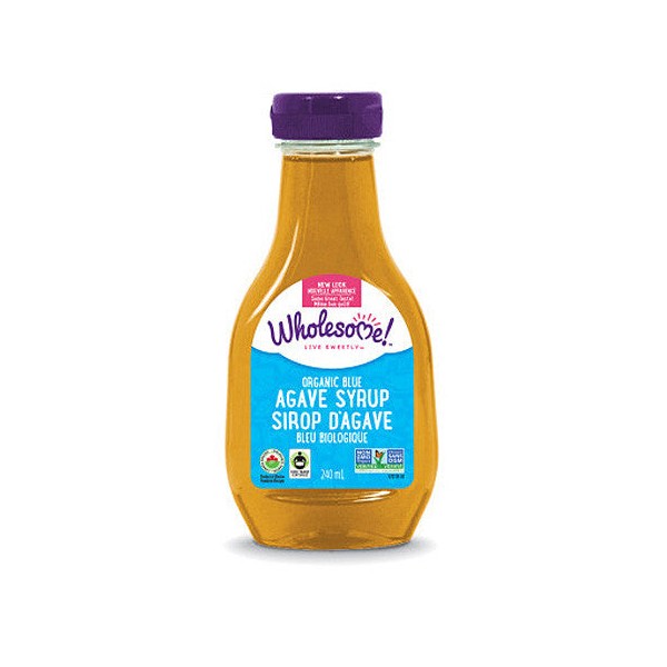 Wholesome Sweeteners Organic Blue Agave Syrup, 240 ml