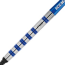 RED DRAGON Gerwyn Price Iceman Challenger 18 g Professional Tungsten Darts Set with Flights and Stems