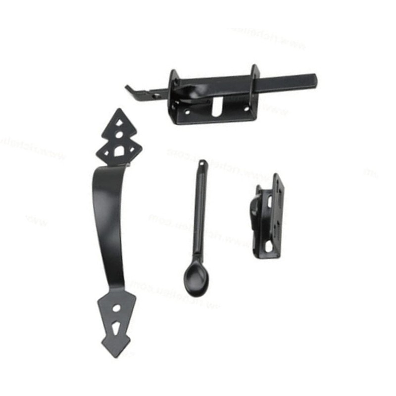 Thumb Latch for Gate and Doors - Powder Coated Black