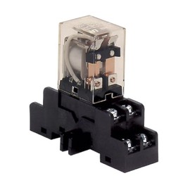 Altronix RDC24 DIN Rail Mount UL Recognized Relay & Base - 24VDC operation, 43mA current draw, DPDT contacts rated @ 10 amp/220VAC or 28VDC.