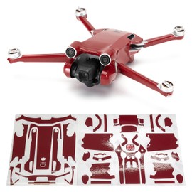 WRAPGRADE Skin Compatible with DJI Mini 3 Pro (JAPAN RED)