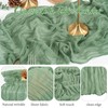 8 Pack 10Ft Cheesecloth Table Runner Sage Green, 20 x