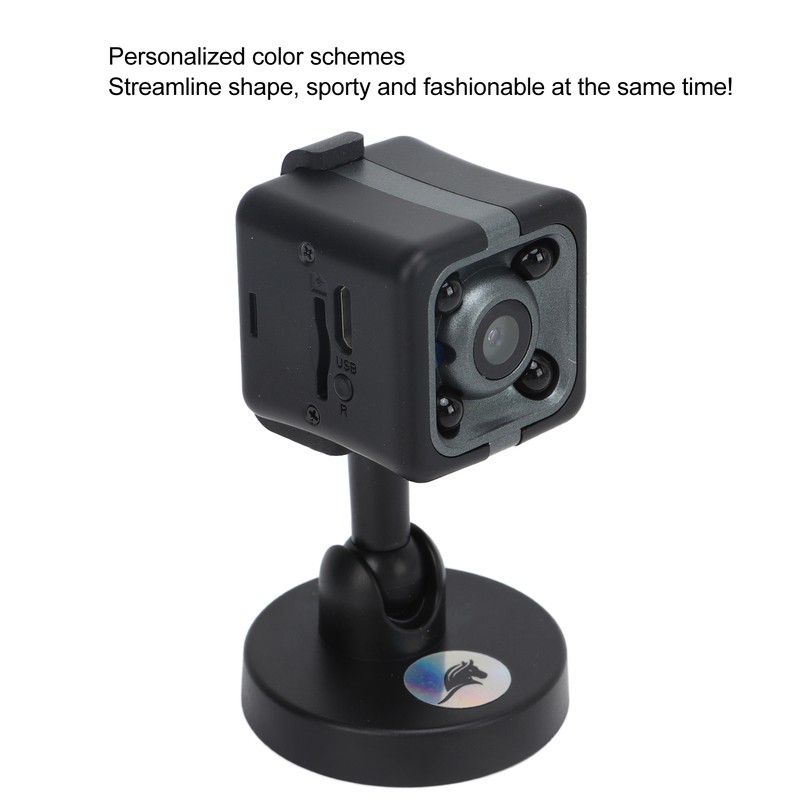 1080P HD Mini Camera with Fixed Bracket Infrared Night Camera