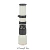 500mm F8-F32 Manual Focus Telephoto Fixed Focus Lens, Aluminum Alloy