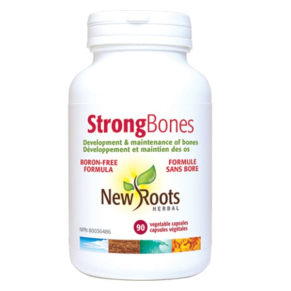New Roots Strong Bones (Boron-Free), 90 Capsules