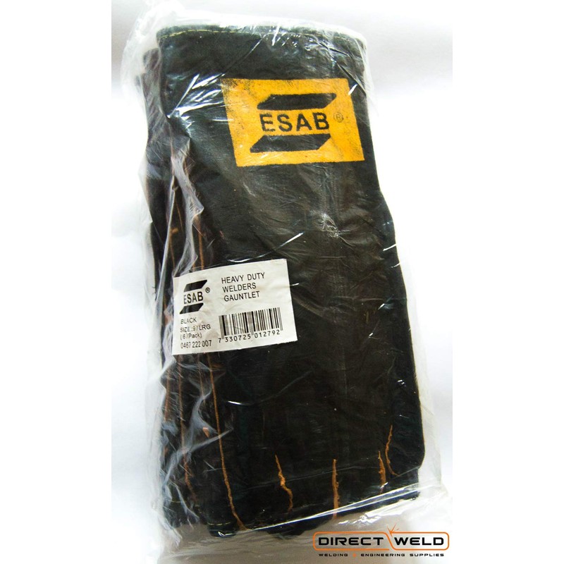 ESAB Welder Glove, Split Leather, Heavy Duty Black (0467222007)