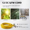 EP 12 Ft Lighted Extension Cord - 12/3 SJTW Heavy