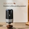 Black Coffee Bean Grinder Dry Wet Dual Use 1500mAh Small