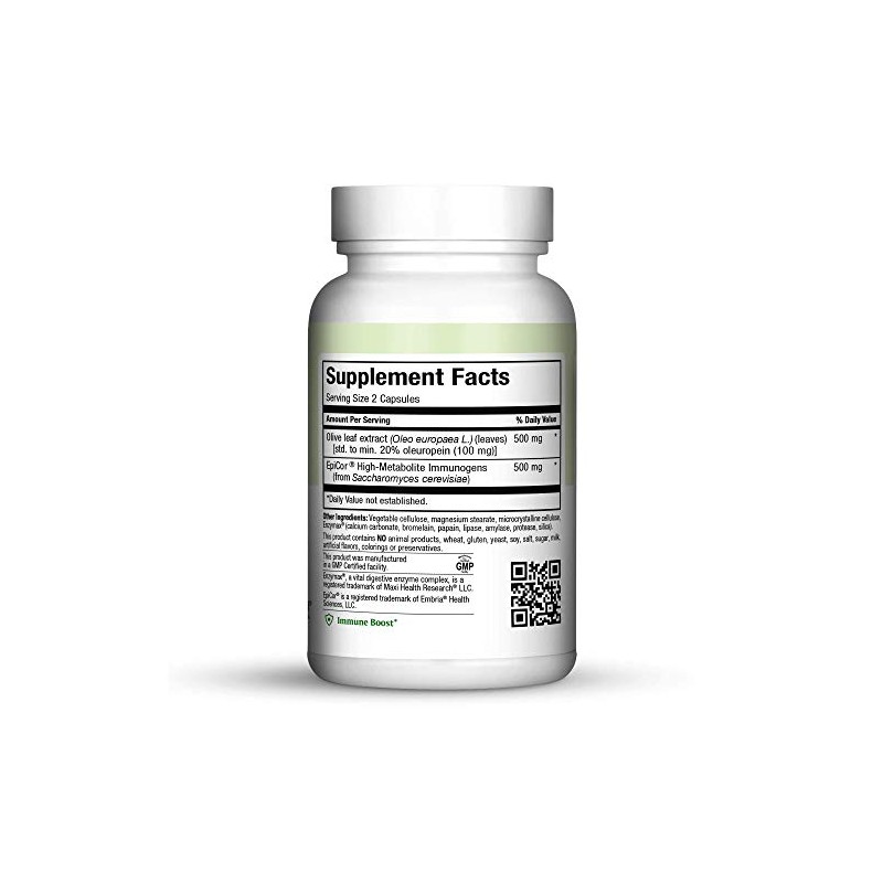 Epicor Power by Maxi Health: EpiCor with Olive Leaf Extract
