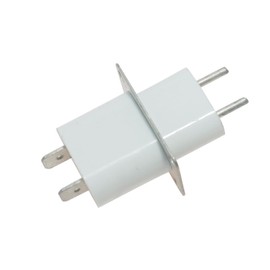 Boginity Magnetron Receptacle Prongs with Grommet Capacitors - Filament Receptacles Universal Universal Replacement Parts for Microwave Ovens