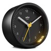 Braun Classic Analogue Clock with Snooze and Light, Quiet Quartz
