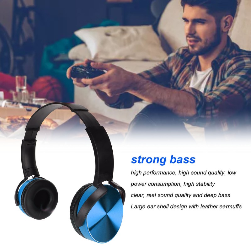 450BT Bluetooth Headset Subwoofer Adjustable Multifunctional Wireless Card Gaming Headset